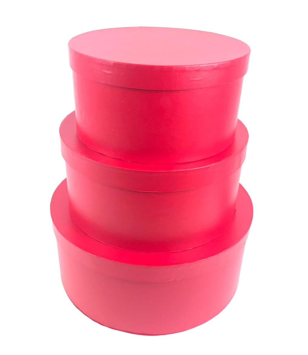 Set 3 Cutii Rotunde Uni pentru Flori H11-H15