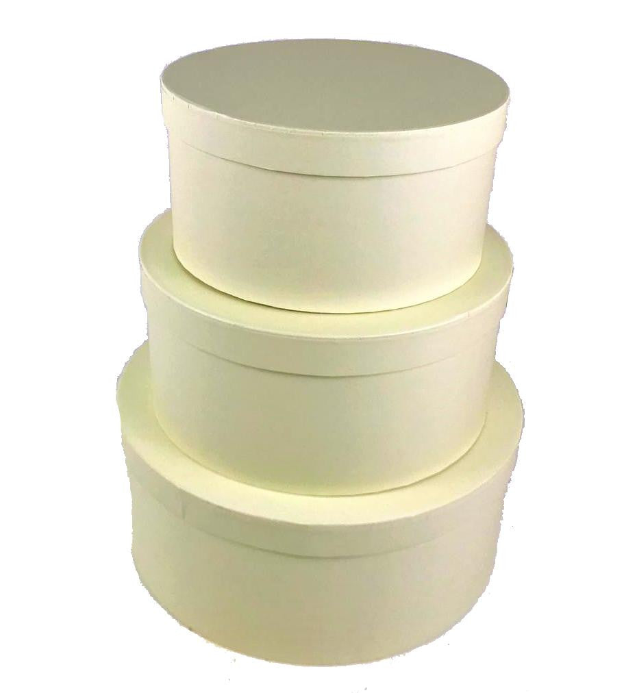 Set 3 Cutii Rotunde Uni pentru Flori H11-H15