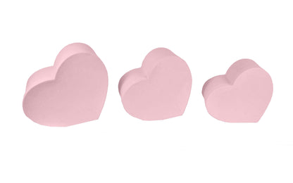 Set 3 Cutii Tip Inima Uni pentru Flori H12-H18