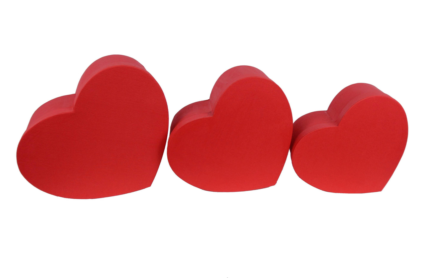 Set 3 Cutii Tip Inima Uni pentru Flori H12-H18