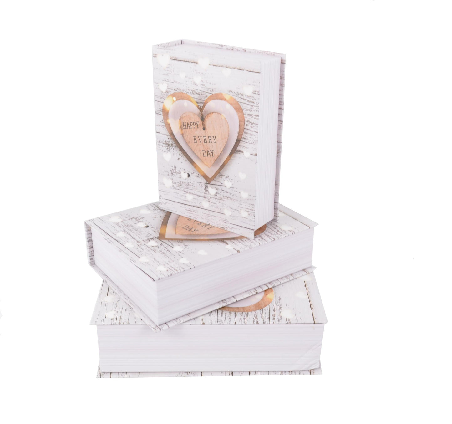 Set 3 Cutii Tip Carte cu Imprimeu H6-H8