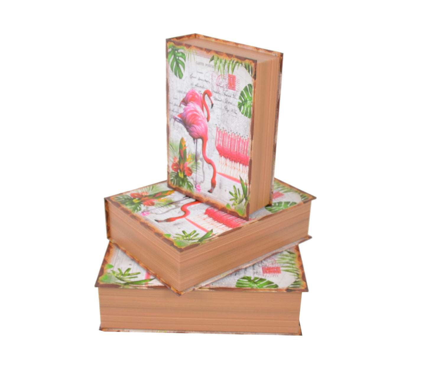 Set 3 Cutii Tip Carte cu Imprimeu H6-H8