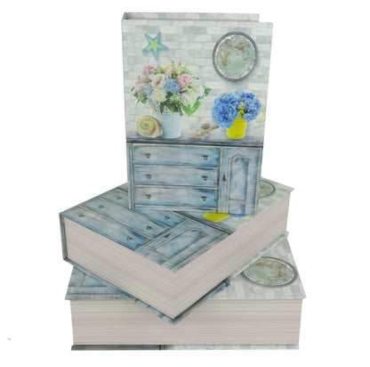 Set 3 Cutii Tip Carte cu Imprimeu H6-H8