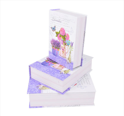 Set 3 Cutii Tip Carte cu Imprimeu H6-H8