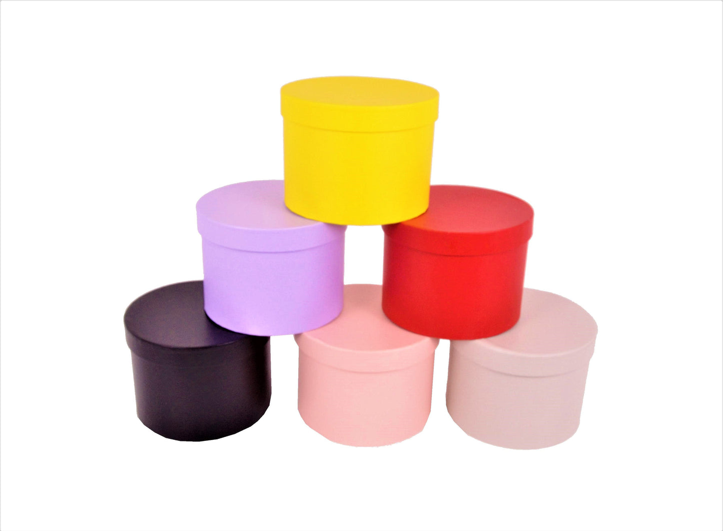 Set 4 Cutii Rotunde Uni pentru Flori H8-H14