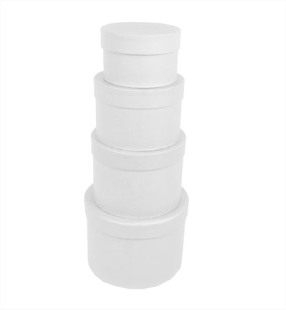 Set 4 Cutii Rotunde Uni pentru Flori H8-H14