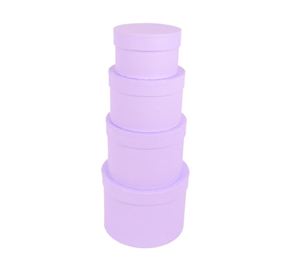 Set 4 Cutii Rotunde Uni pentru Flori H8-H14