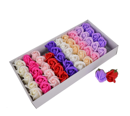 Set 50 trandafiri de sapun culori diferite