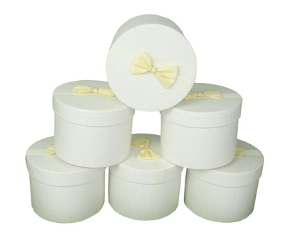 Set 6 Cutii Rotunde Uni pentru Flori H10