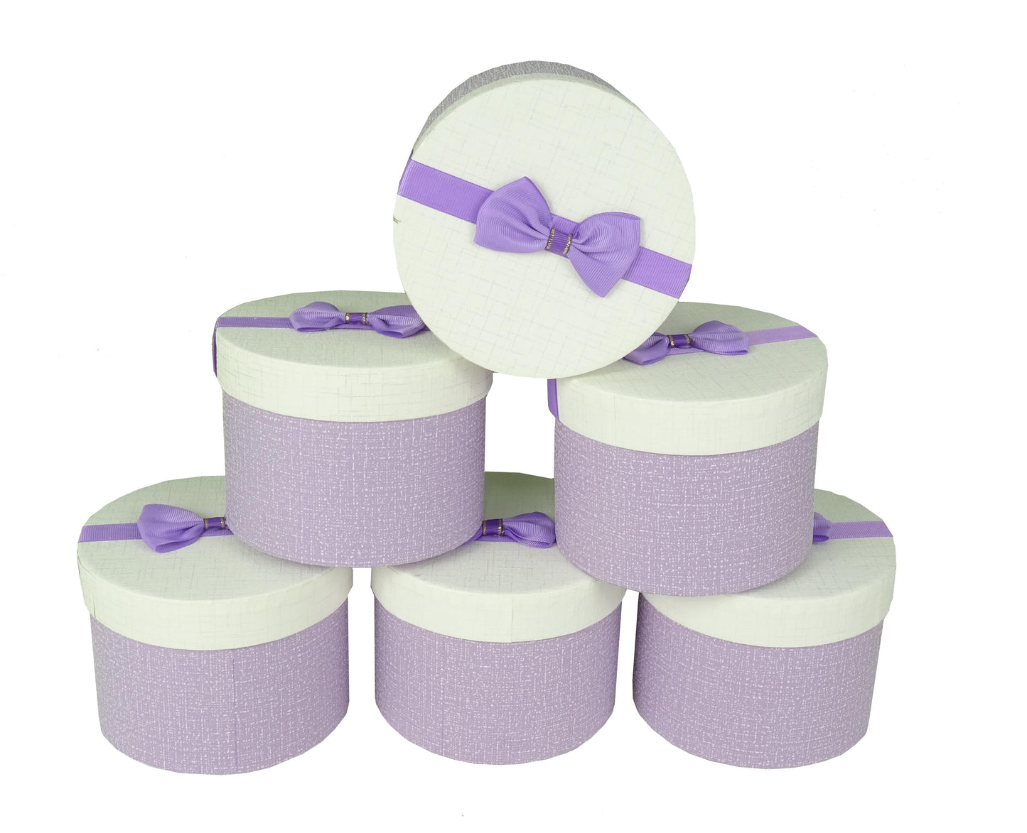 Set 6 Cutii Rotunde Uni pentru Flori H10