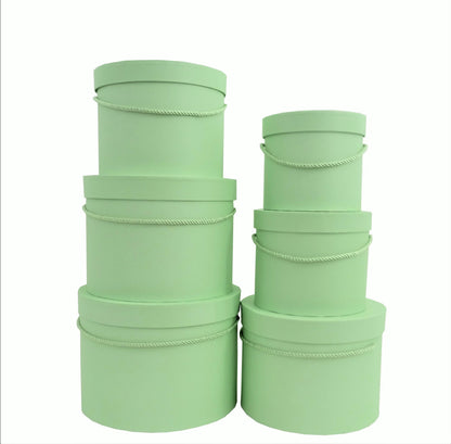 Set 6 Cutii Rotunde Uni pentru Flori H15-H20