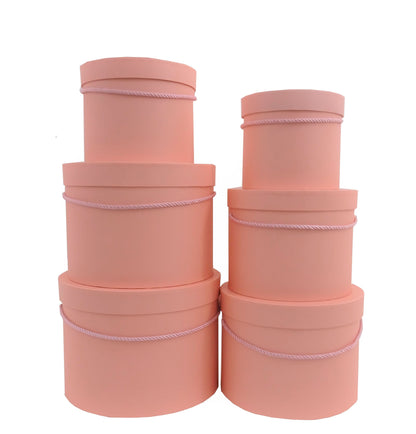 Set 6 Cutii Rotunde Uni pentru Flori H15-H20