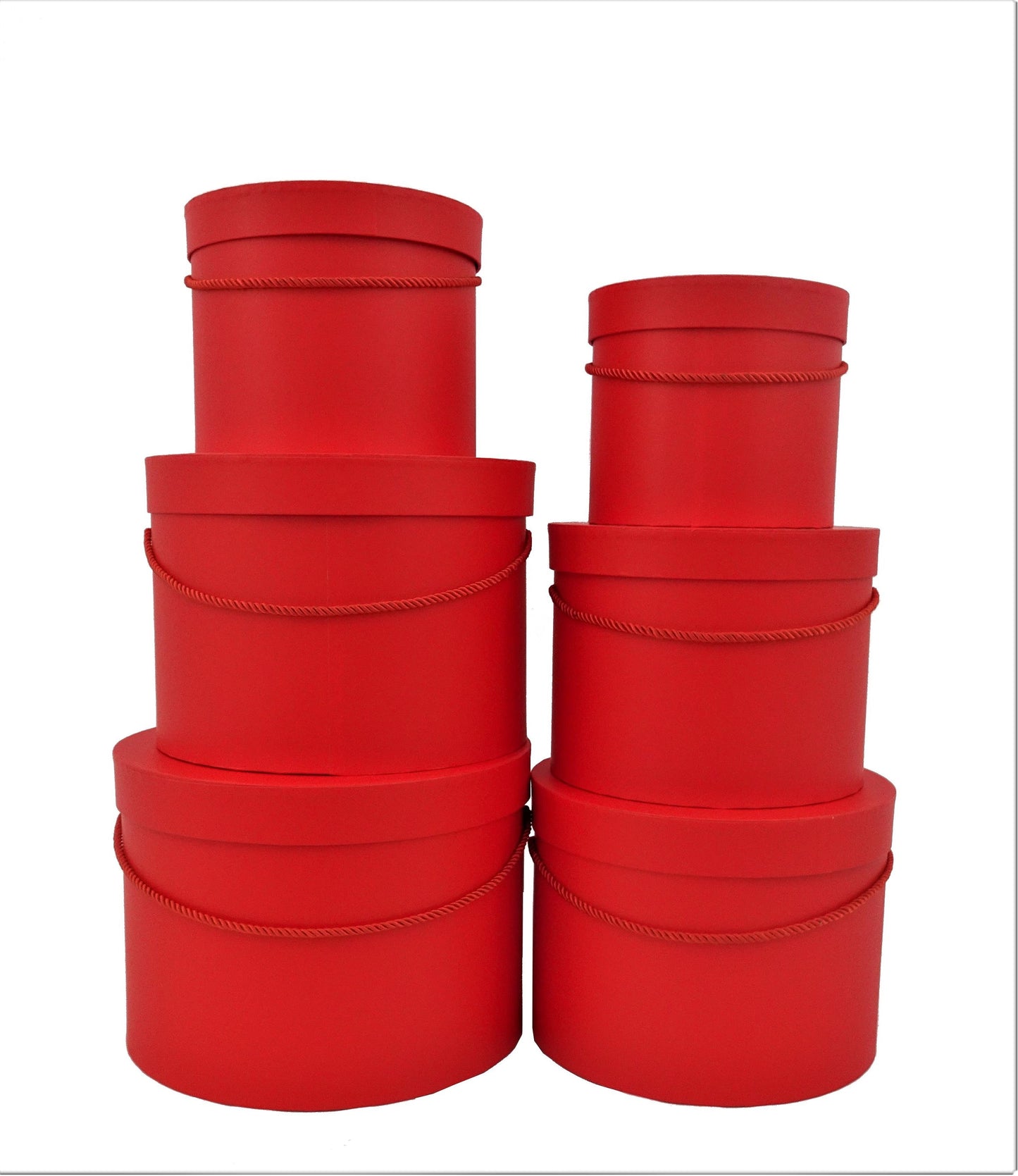 Set 6 Cutii Rotunde Uni pentru Flori H15-H20