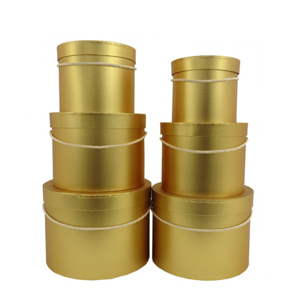 Set 6 Cutii Rotunde Uni pentru Flori H15-H20