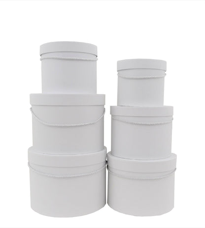 Set 6 Cutii Rotunde Uni pentru Flori H15-H20