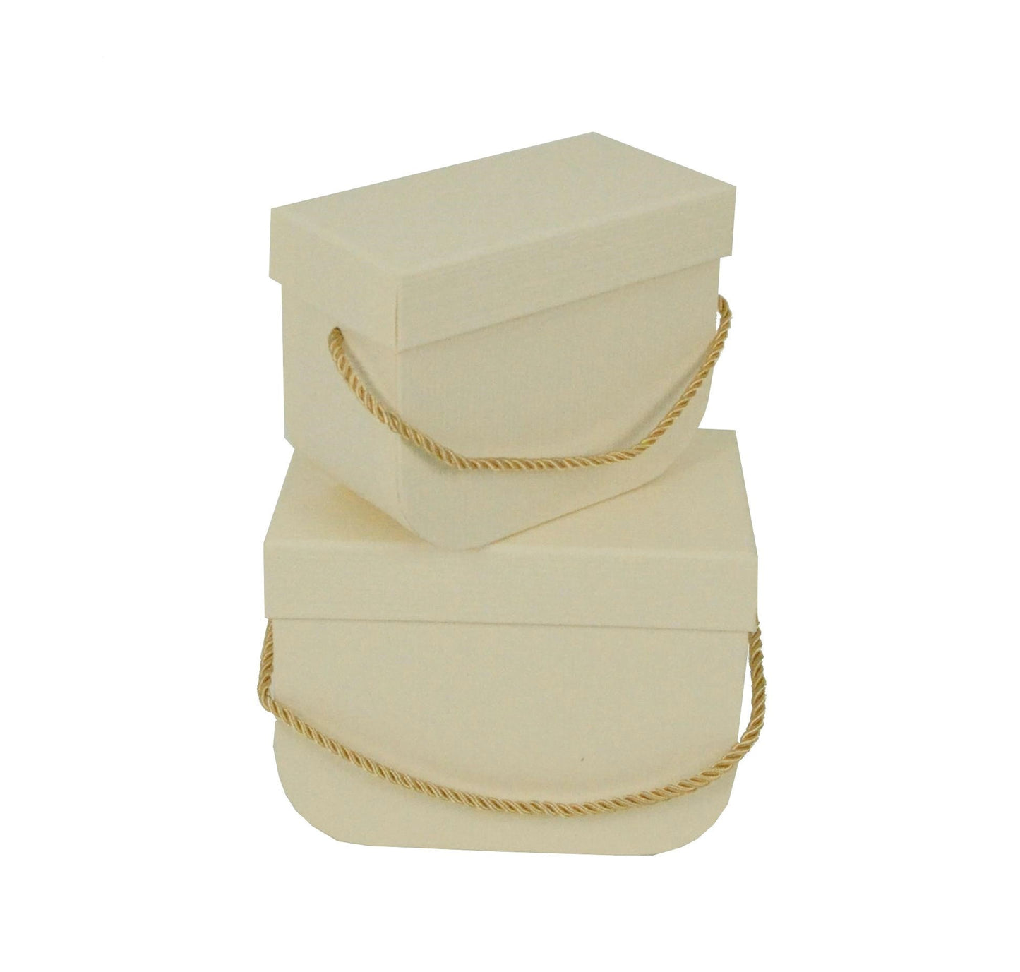 Set 2 Cutii Dreptunghiulare Uni cu Baza Rotunjita pentru Flori H7-H10
