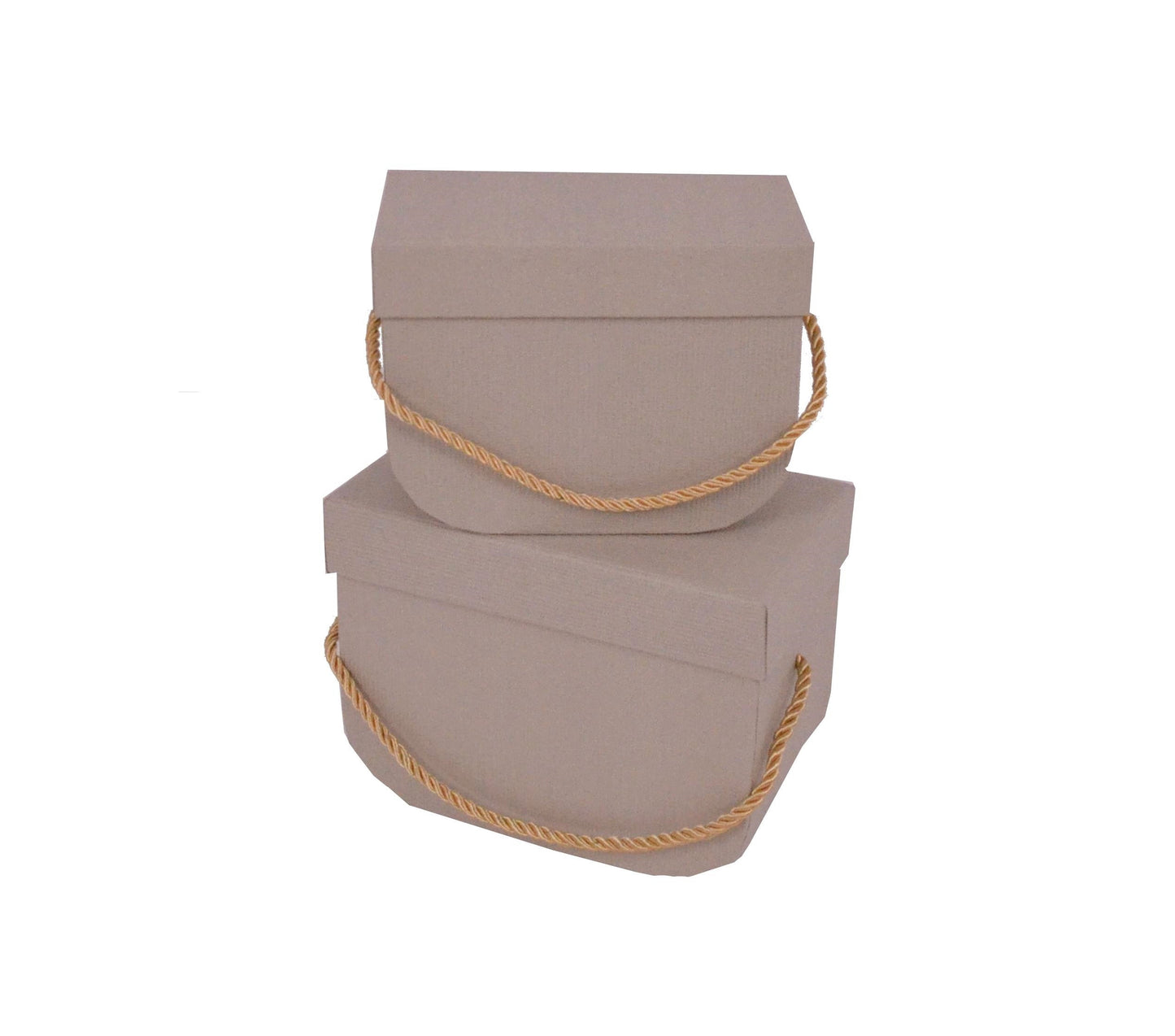 Set 2 Cutii Dreptunghiulare Uni cu Baza Rotunjita pentru Flori H7-H10