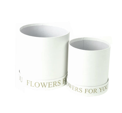 Set 2 Cutii Rotunde Uni pentru Flori H14-H16