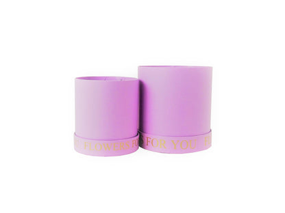 Set 2 Cutii Rotunde Uni pentru Flori H14-H16