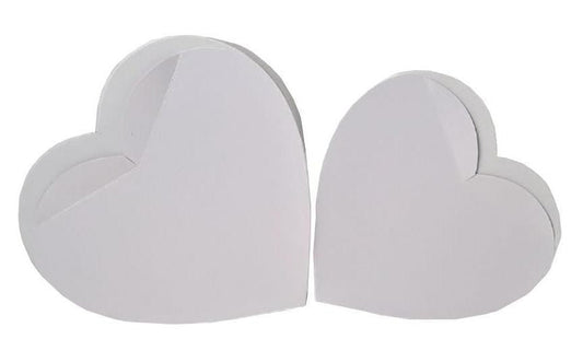 Set doua cutii tip inima uni cu pleoape