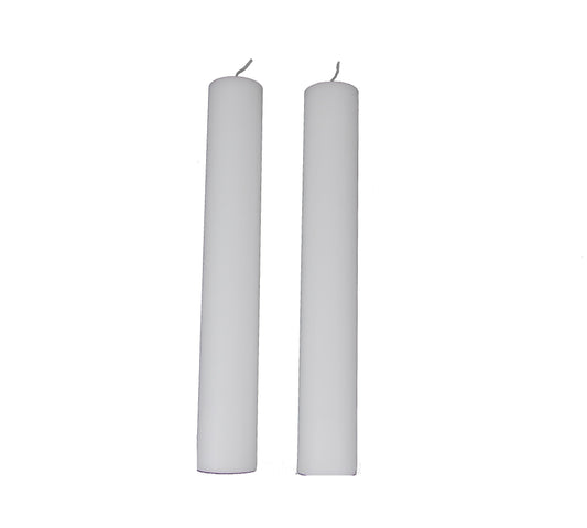 Set doua lumanari nunta tip II drepte h 37/ d 5,8 cm