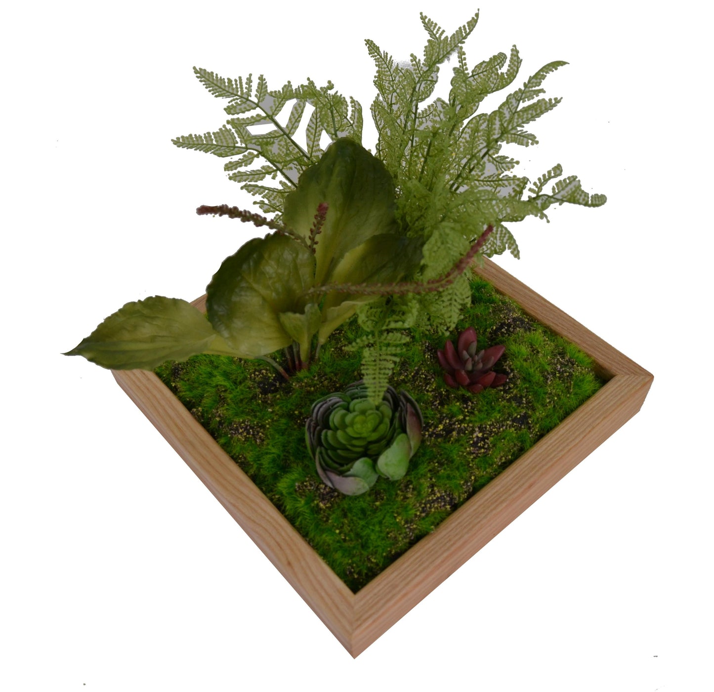 Tablou cu plante artificiale 30 x 30