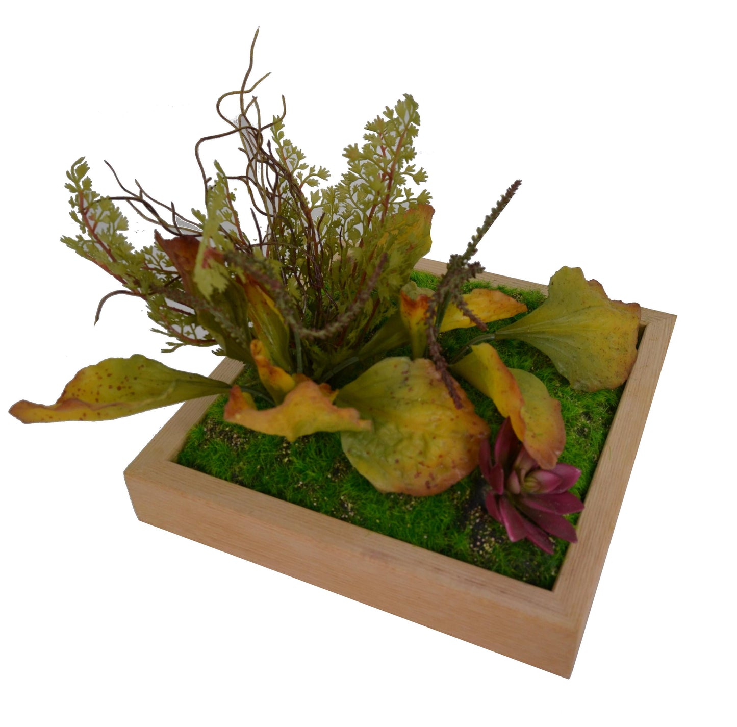 Tablou cu plante artificiale 30 x 30