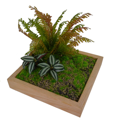 Tablou cu plante artificiale 30 x 30