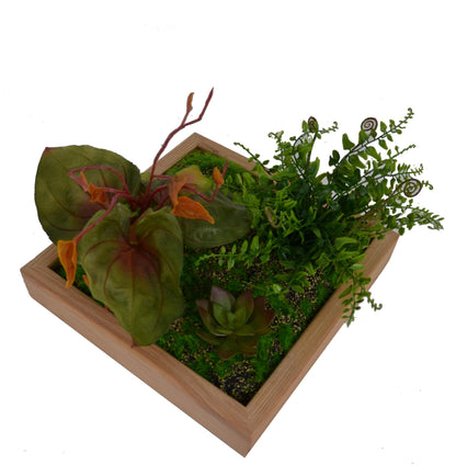 Tablou cu plante artificiale 30 x 30