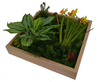 Tablou cu plante artificiale 50 x 50