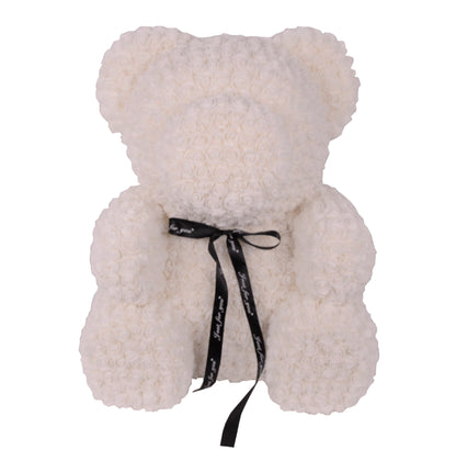 Ursulet din trandafiri de spuma  H 70 fara cutie