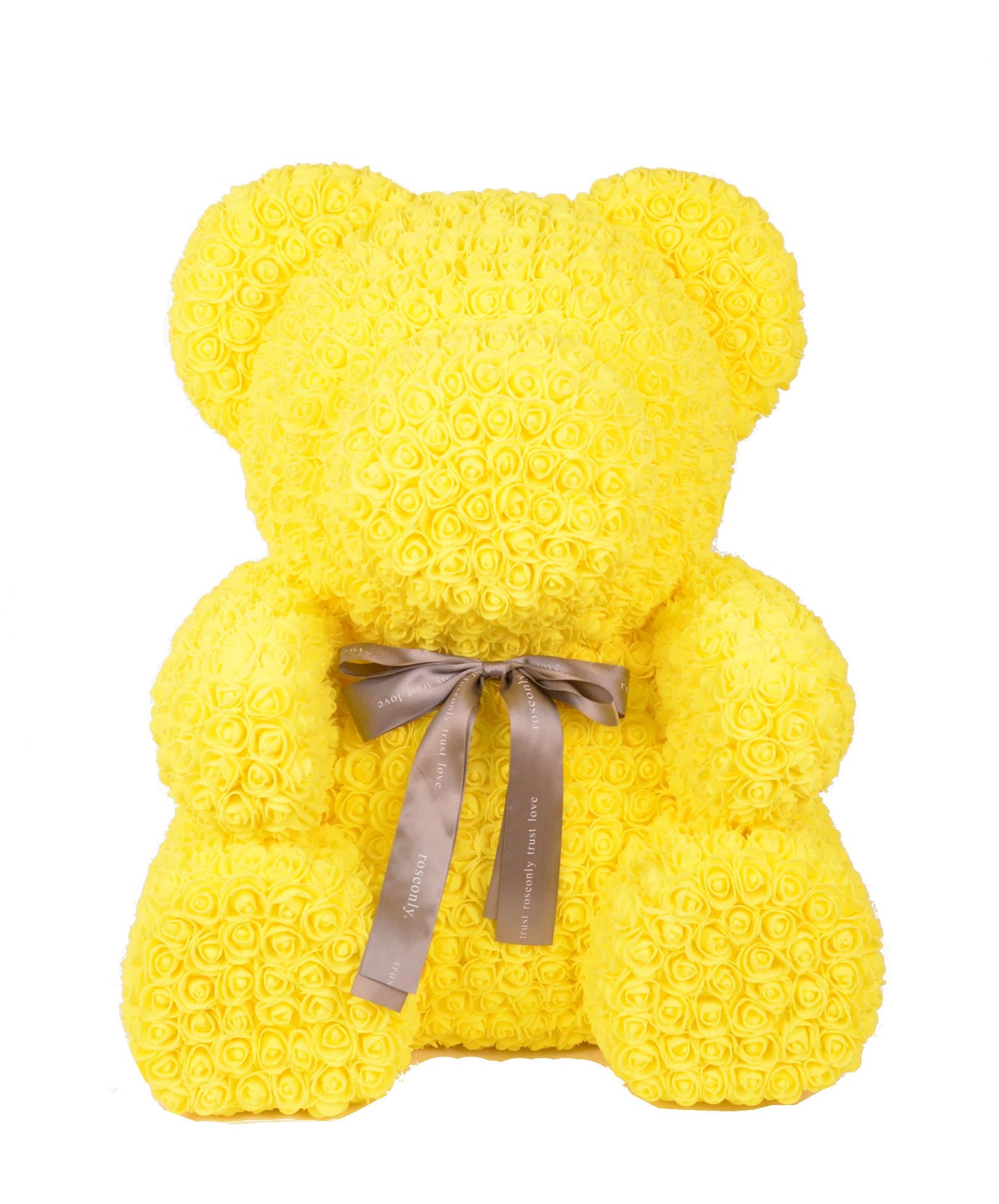 Ursulet din trandafiri de spuma  H 70 fara cutie