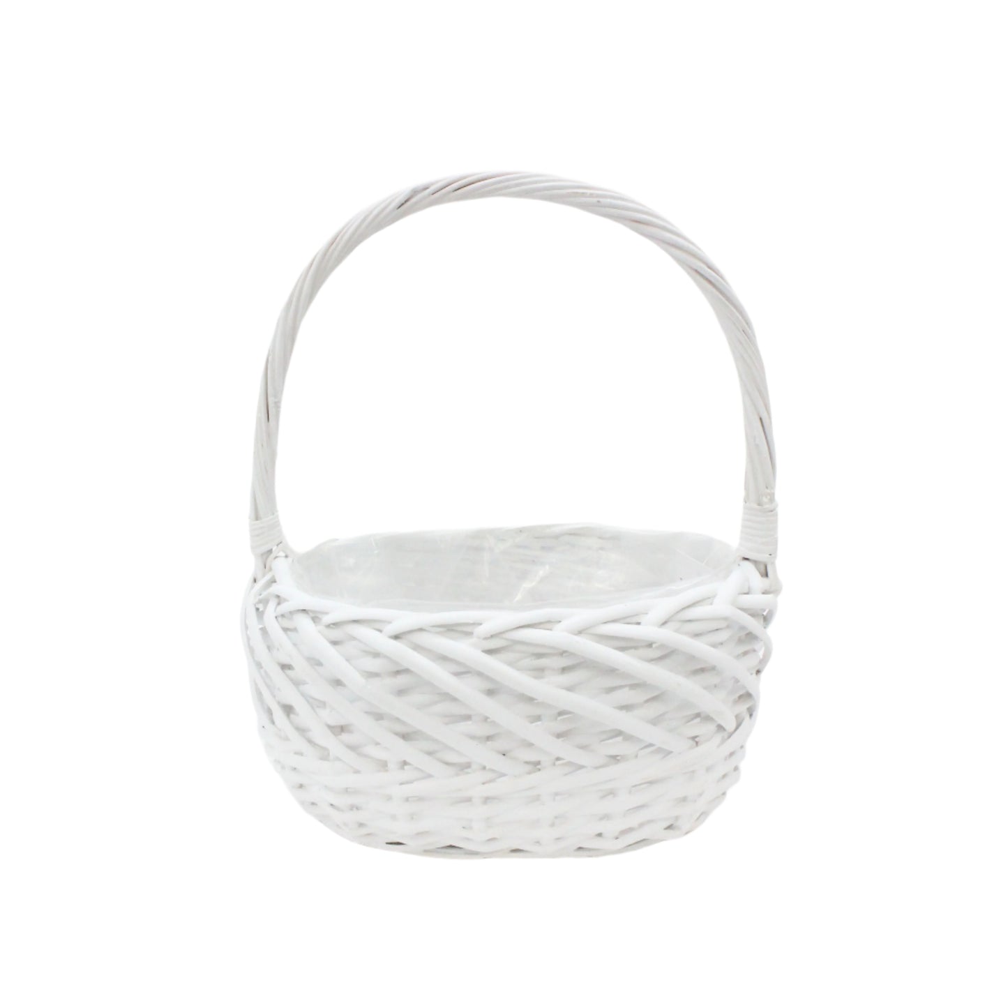 Cos din Rachita Forma Ovala Alb