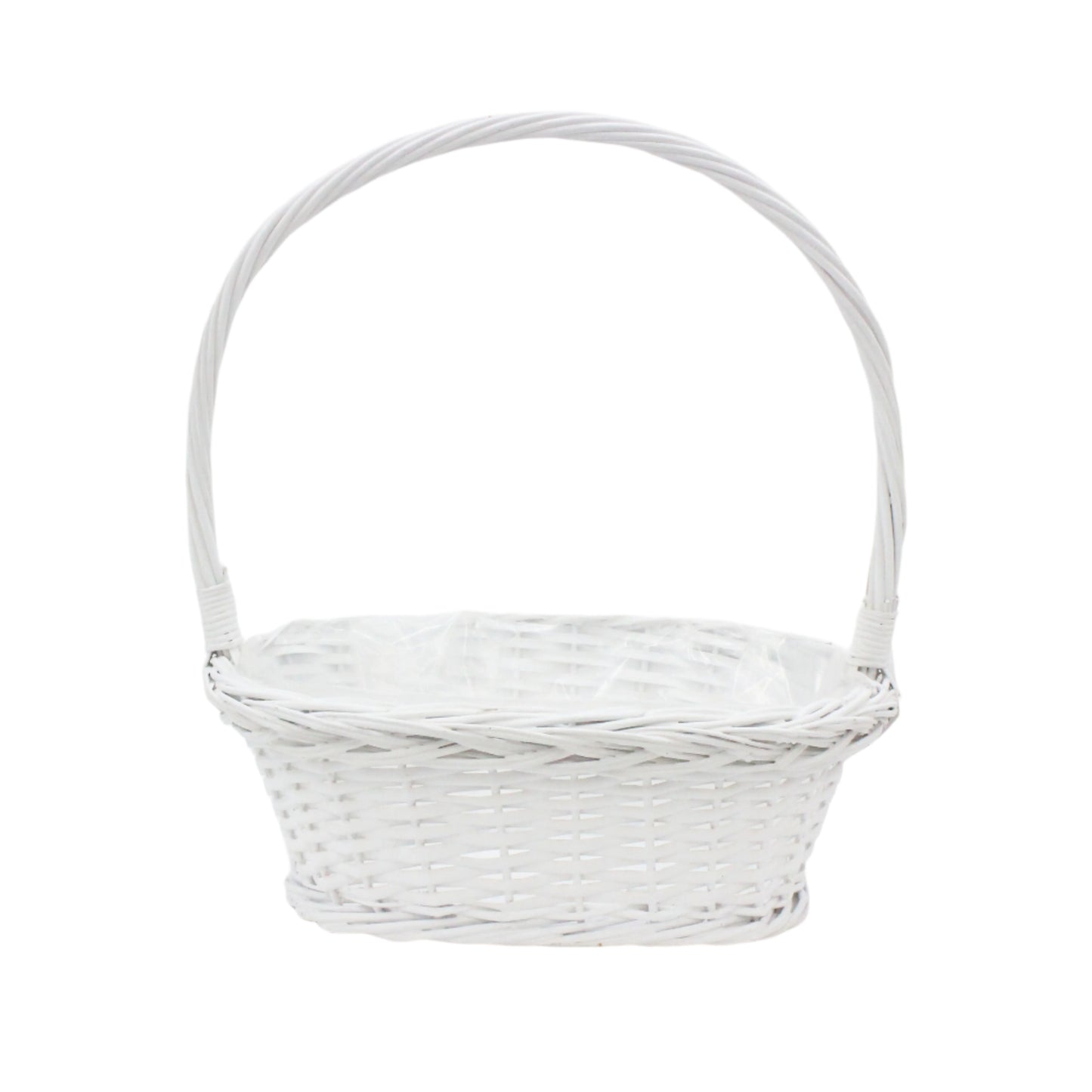 Cos din Rachita Forma Ovala Alb