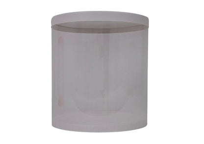 cutie rotunda transparenta medie