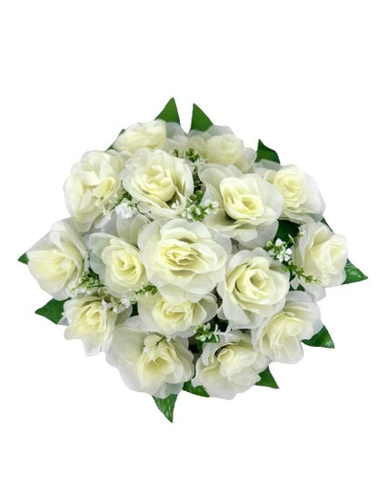 Coronita cu trandafiri din plastic