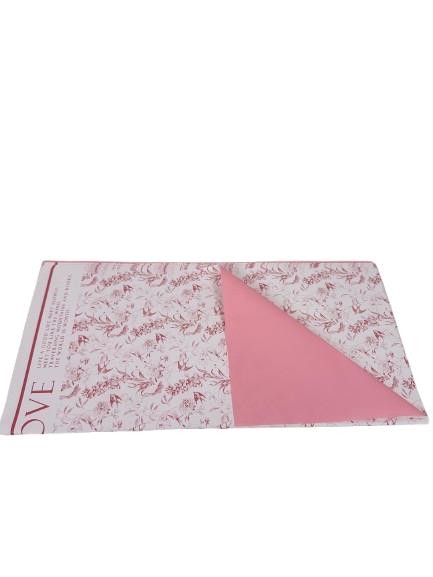 Celofan Patrata Doua Fete Cu Flori Model 55