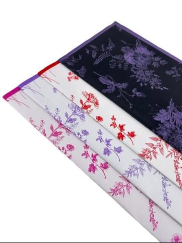 Celofan Premium Doua Fete Patrat Cu Frunze Model 46