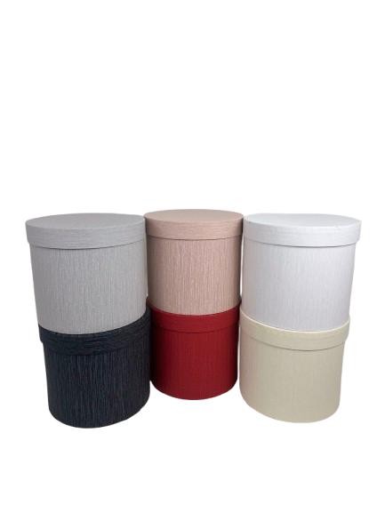 Set 5 Cutii Rotunde Uni pentru Flori