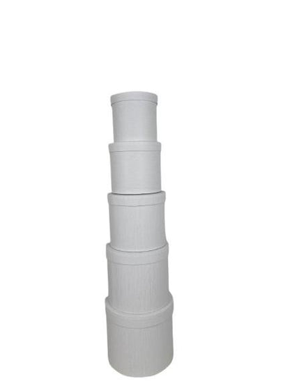 Set 5 Cutii Rotunde Uni pentru Flori